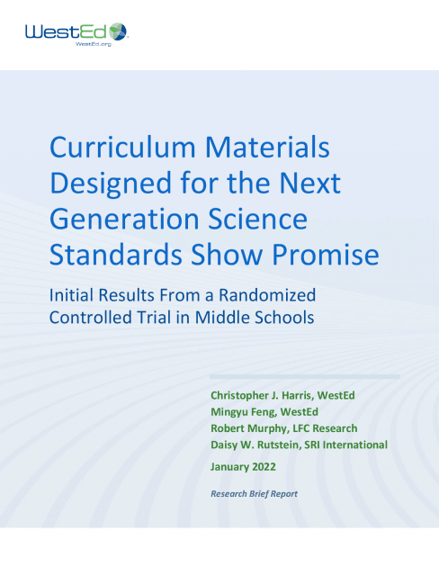 Curriculum Materials Designed for the Next Generation Science Standards Show Promise